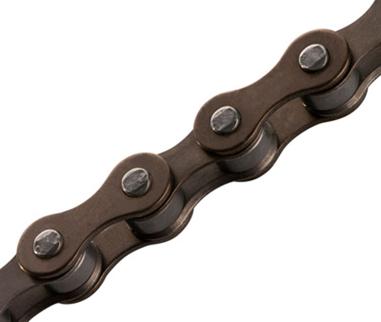Chain 1/2 X 1/8" - 112 Link, black, for single speed drivetrains on Schwinn, Summit, and other bicycles. Not for Worksman